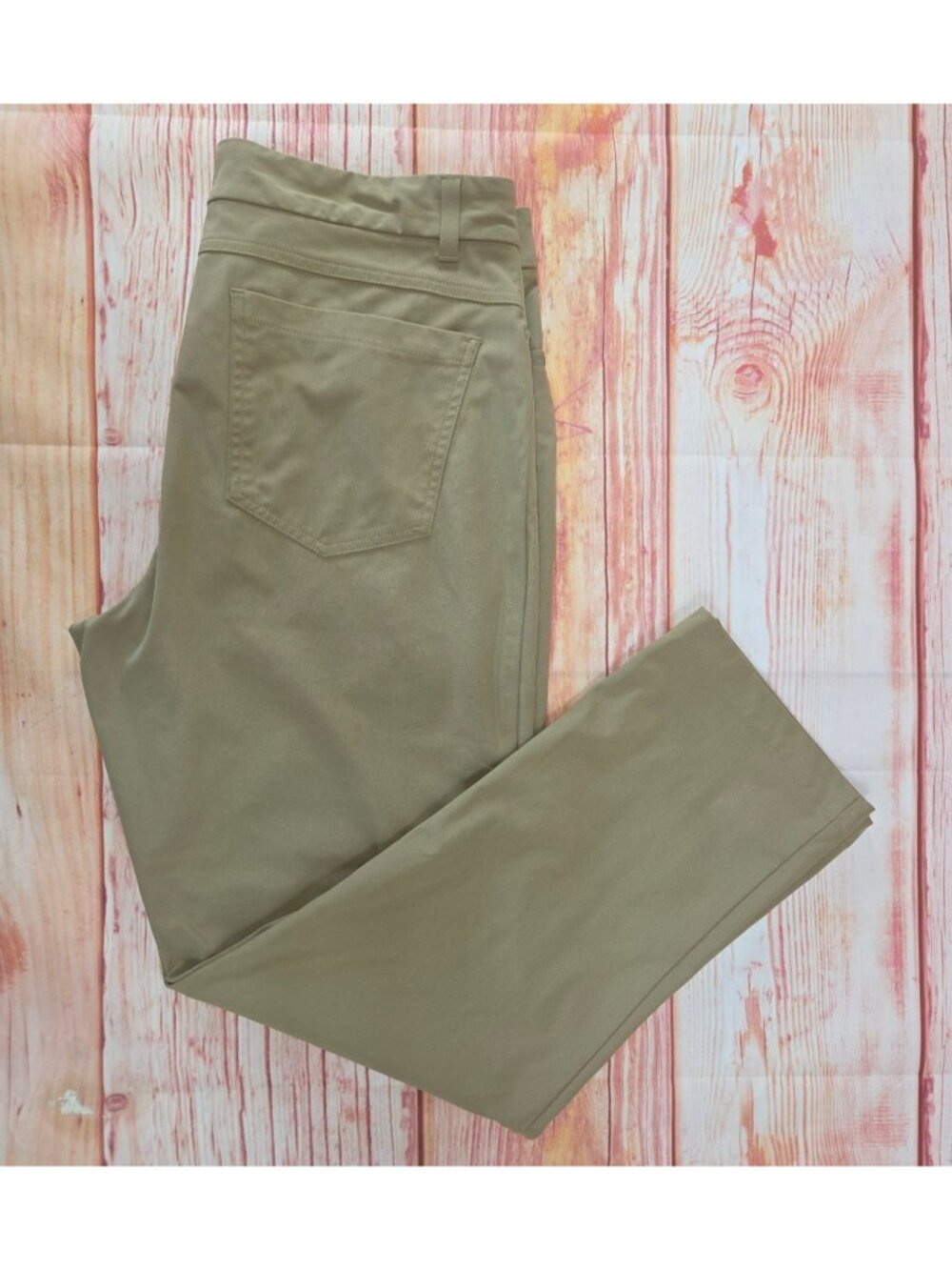 VRST Mens Athletic Fit Khaki Pants34x30 Casual Stretch Fabric